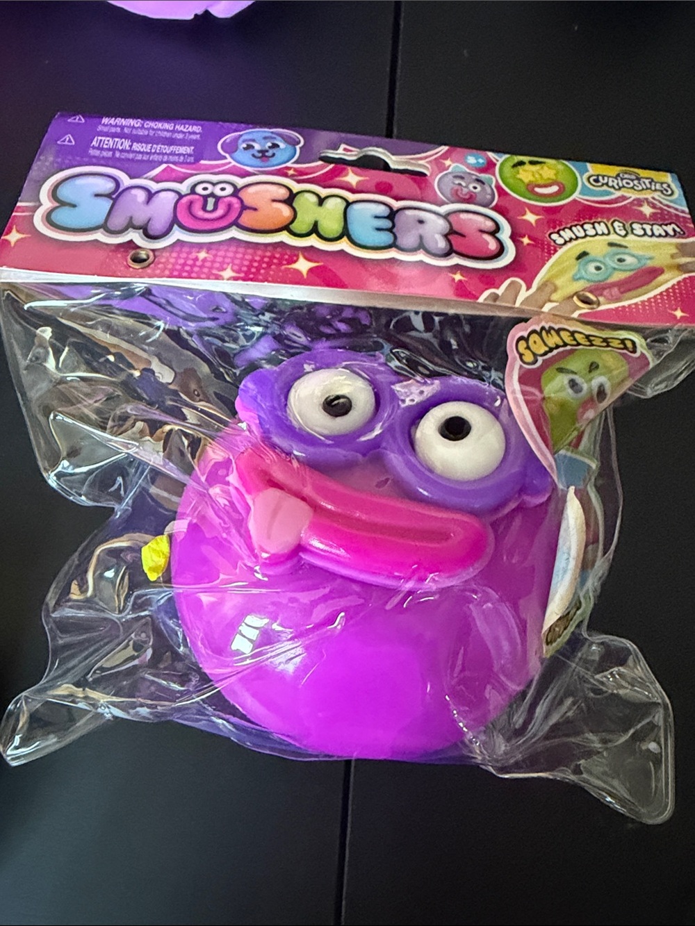 Smushers  Purple Squeeze Toy - Kids Stress Reliever